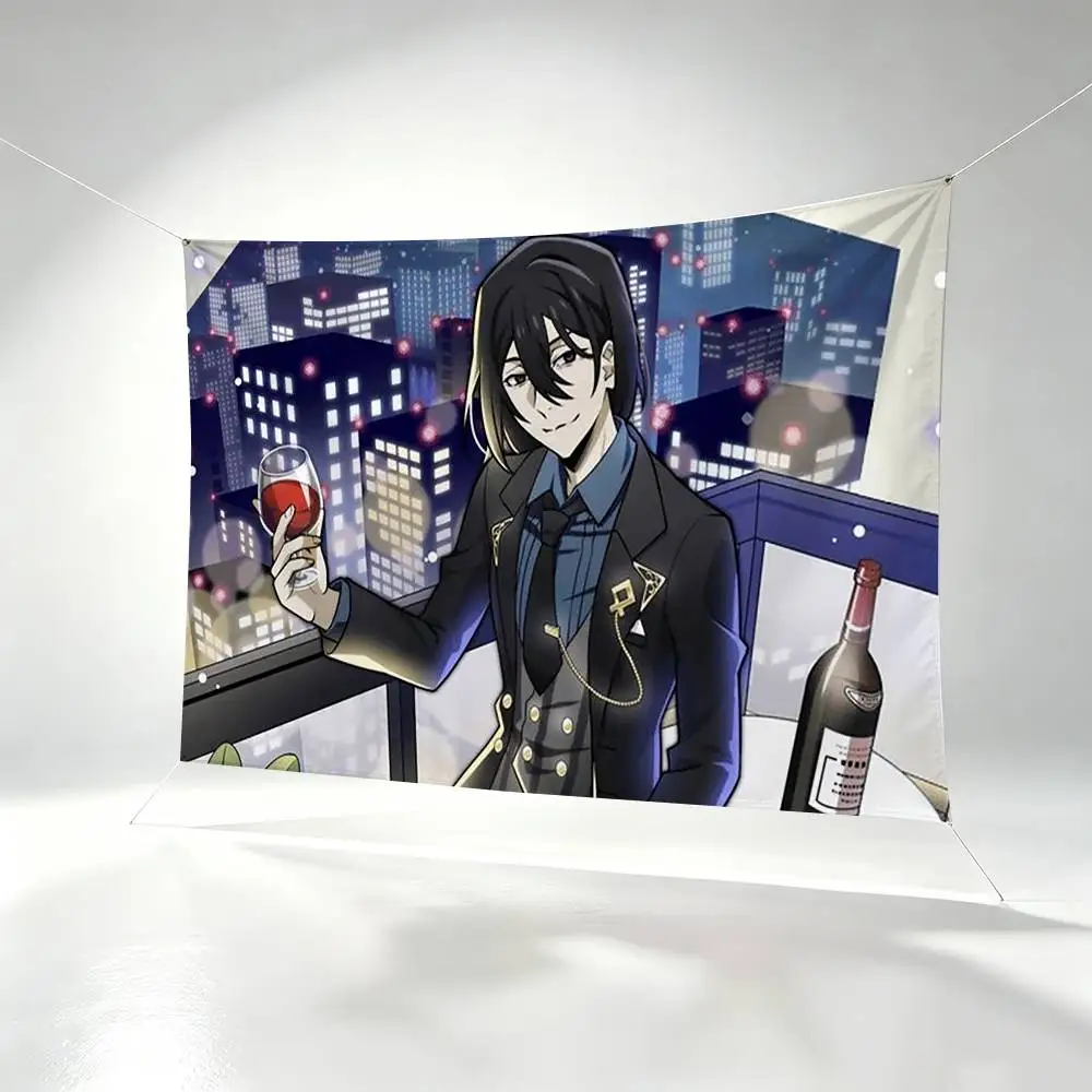 Fyodor D From B-Bungo Stray Dogs   Flags Wall Hanging Background Art Banner for Bedroom Home Outdoor Decor
