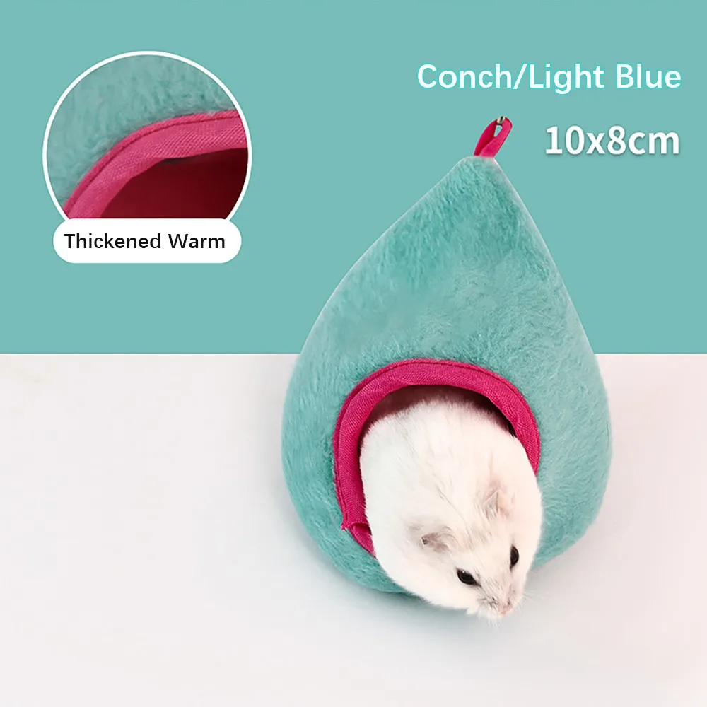 Creative Cotton Hamster Hammock Comfortable Blue/Pink Guinea Pig Sleeping Bag Warm Soft Small Pet Hide House Guinea Pig