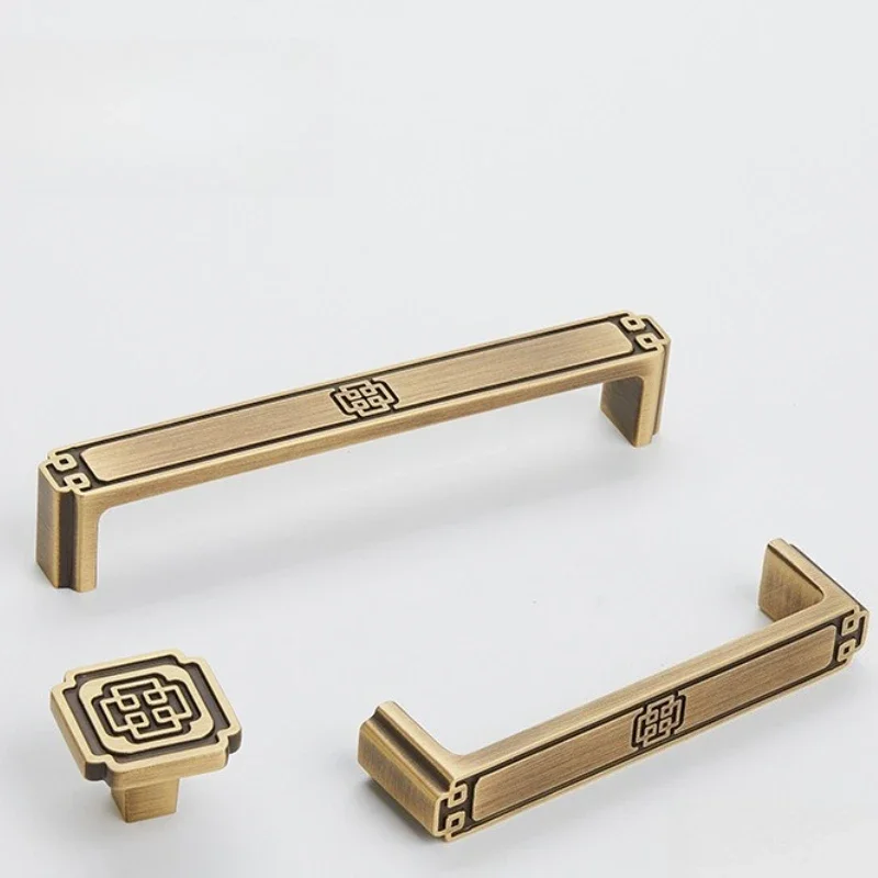yesBrass Furniture Song's New Chinese Style Antique Bronze Color Wardrobe Wardrobe Dining Cabinet Shoe Cabinet Handle