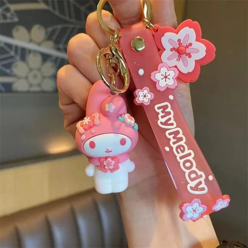 

Sanrio My Melody Keychain Cute Hello Kitty Kuromi Cinnamoroll Cartoon Doll Pendant Plush Keychain Decoration Toys Jewelry Gifts