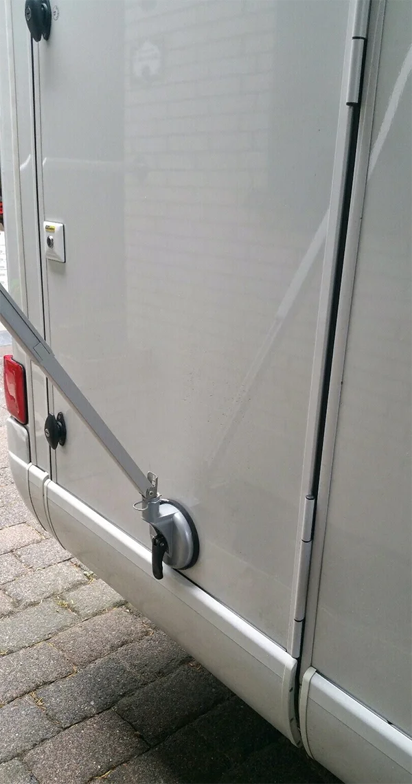 1 مجموعة العالمي RV المظلة شفط كأس قوس عدة البلاستيك الأبيض ل Thule Omnistor متنقل قافلة شاحنة التخييم RV اكسسوارات