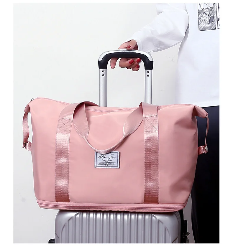 Erweiterbare Große Reisetasche, Wasserabweisende Sport- und Fitness-Handtasche, Lässige Reisetasche – Detail 19