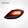 벤츠 W205 C 클래스 2014-2021 LED 자동차 미등 업그레이드, 다이내믹 스타일 디자인, 다이내믹 시그널 램프 액세서리, 페어 4