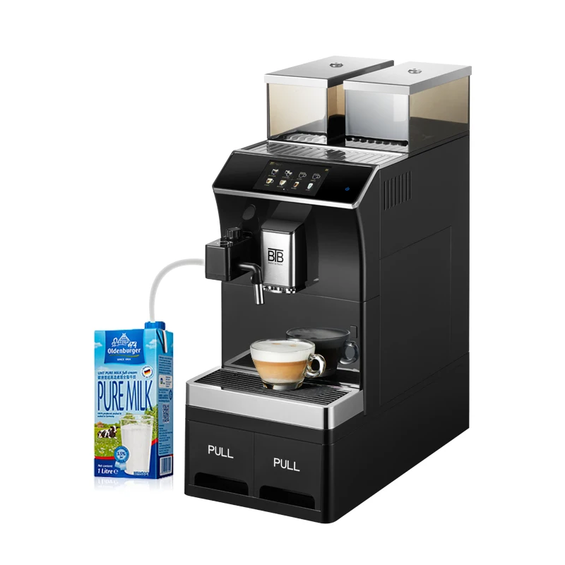 Bean To Cup And Powder Milk Coffee Machine Sales Hotel Restaurant Fully Automatic Espresso Coffee Machine