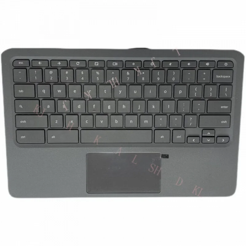 

N NEW For HP Chromebook 11 G6 EE UPPER CASE PALMREST Touchpad Keyboard L92334-001