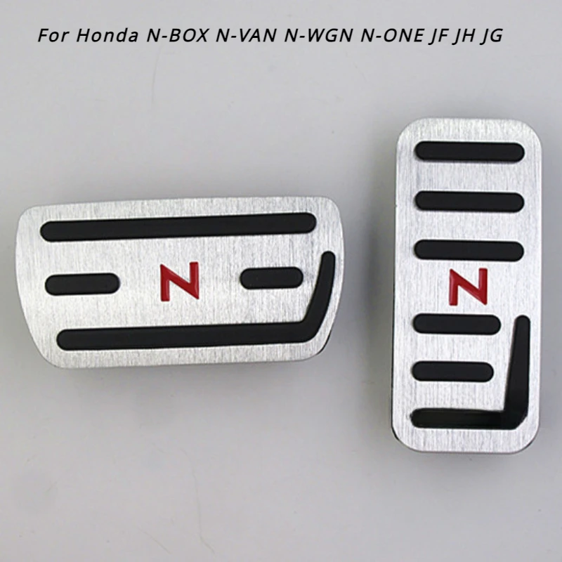 Black Gas Accelerator Pedal and Break Pedal Cover Non-Slip for Honda N-BOX N-VAN N-WGN N-ONE JF JH JG JJ Accessories