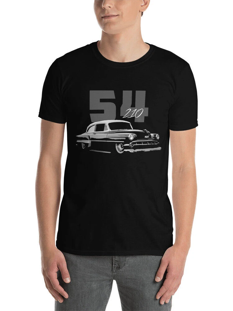 1954 210 Antique American Vintage Car T-Shirt Short Sleeve Casual 100% Cotton O-Neck Summer Mens T-shirt Size S-3XL