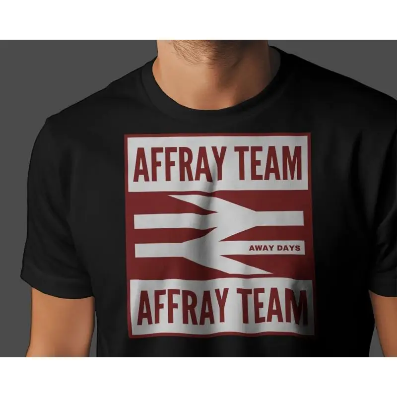 تي شيرت AFFRAY TEAM Away Days |   Northampton Hooligans Cobblers Town Shoe Army