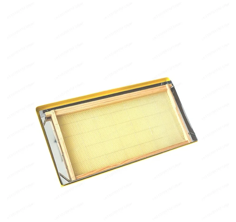 A Stainless Steel Adjustable Beehive Frame Rack, Multi-Function Royal Jelly Brood Tray & Lifting Support Beekeeping Tool