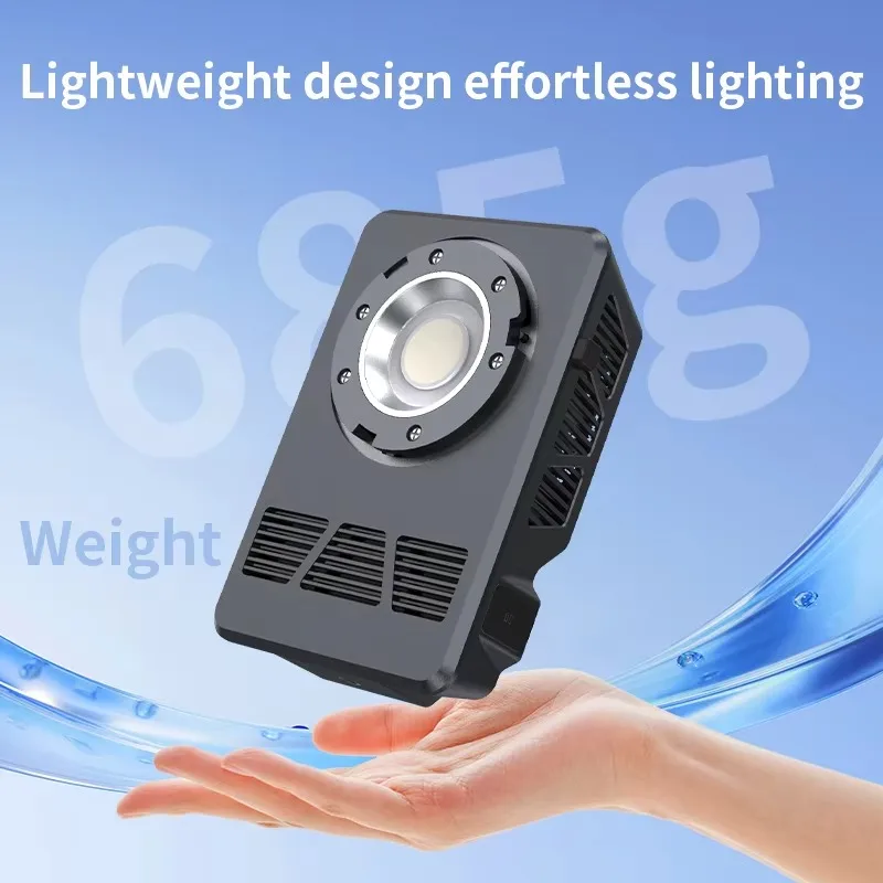 100W RGB Light Emitting Diode Video Light Portable COB Continuous Lighting Content Creator Vlogger Studio Photography Shoot