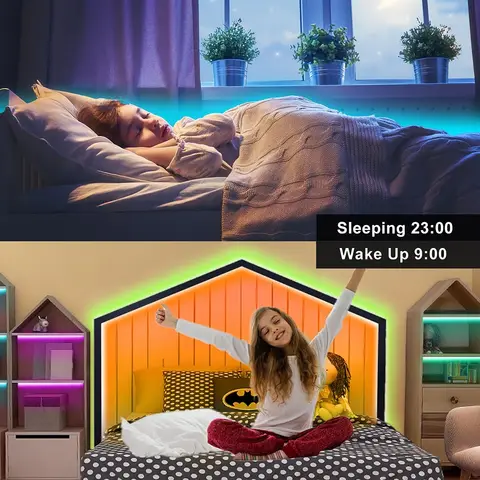 तुया इंटेलिजेंट कंट्रोल के साथ एलईडी नियॉन लाइट स्ट्रिप आरजीबी वाटरप्रूफ नियॉन रस्सी लाइट घरों की बाहरी सजावट के लिए उपयुक्त 8 best sales नियॉन एलईडी पट्टी - №3