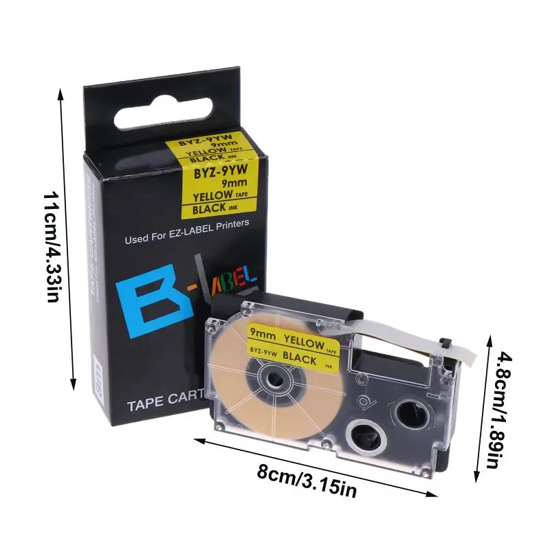 9/12Mm Label Tape C…