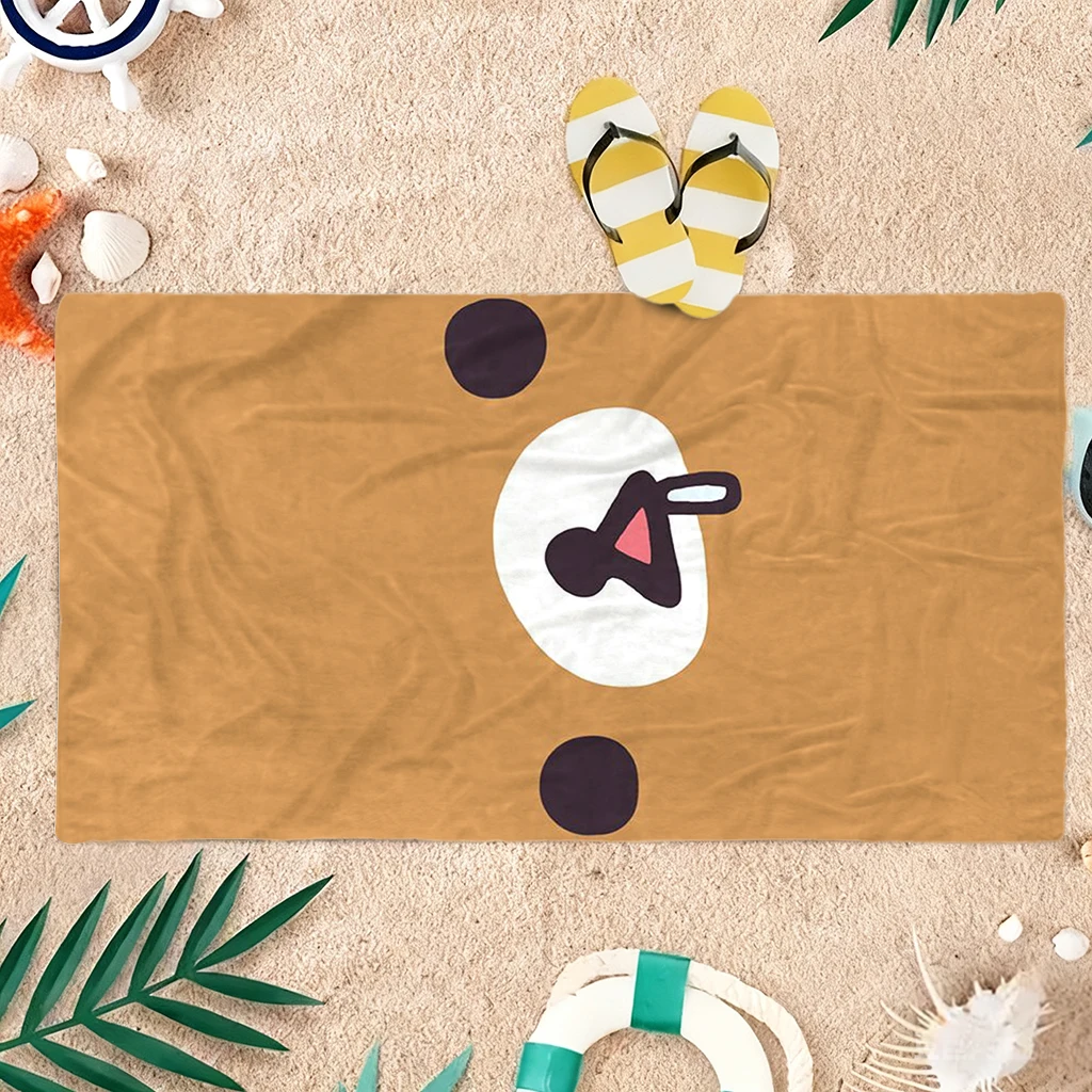 Funny Bear Emoji Beach Towel S - Towel Small Sport 评论和价格