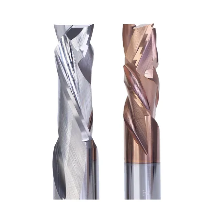 Weix machine cad cam lathe sharpener 2 slot compression carbide end mill wood cnc tool cutter head for cnc router