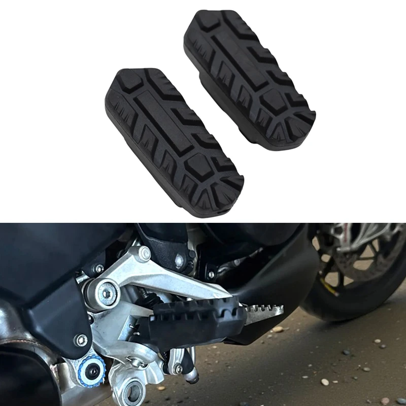 Motorcycle Front Rear Footrest Foot Pegs Pedals For Ducati Multistrada V4/ V4S/ RS/ Pikes Peak/ Rallly Multistrada V2 V2S