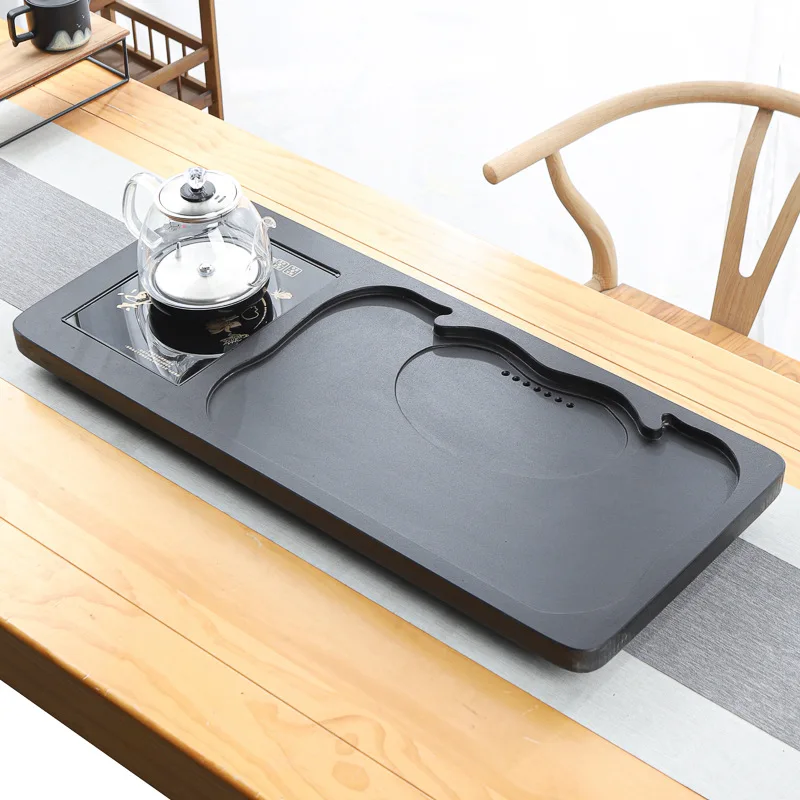 

Натуральный цельный чайный поднос Wujinshi, полностью автоматический интегрированный чайный сервиз, бытовой один горшок кунг-фу, чайный столик простого размера