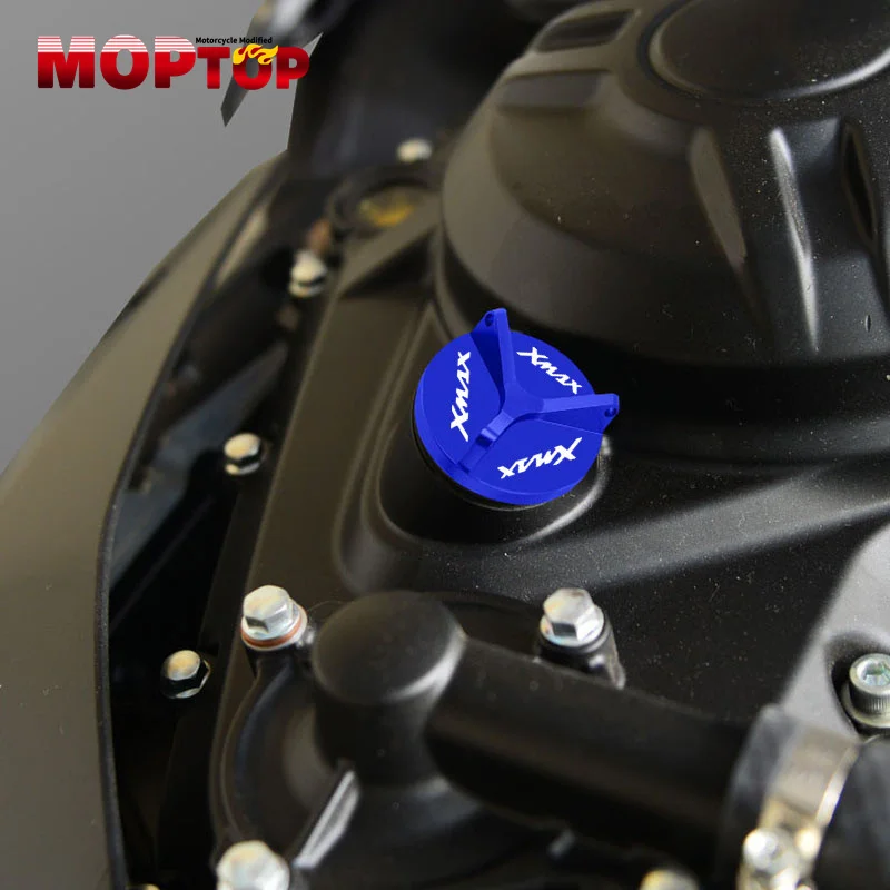 For XMAX400 XMAX250 XMAX300 xmax 2017-2025 M20*1.5 Engine Plug Cover Oil Filter Cap Motorcycle Oil Filler Cap X-MAX