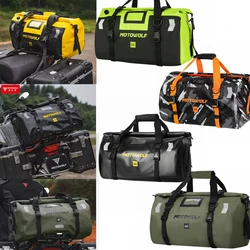 Motorcycle Waterproof Tail Bag Travel Outdoor Dry Luggage Roll Pack Bag For BMW Honda Yamaha DUCATI Car Camping Storage Bag