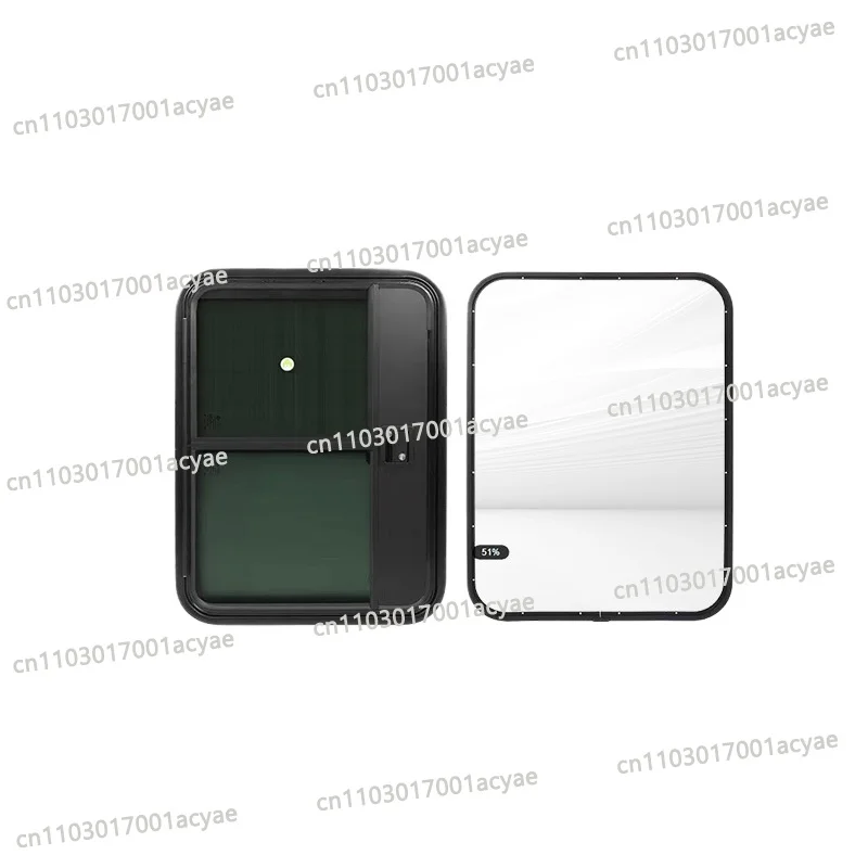 RV water drop door, garage door with sliding window 660 * 914mm
