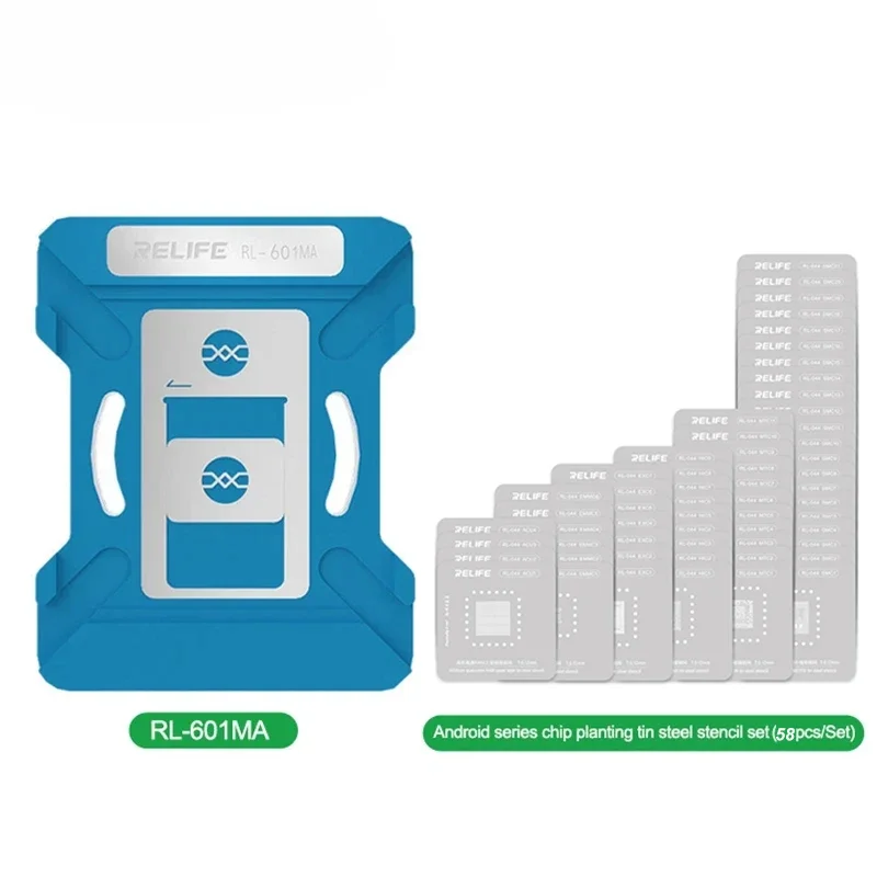 RELIFE RL-601 MA IP CPU القصدير زراعة منصة مجموعة آيفون A8-A16 اللوحة الأم MTK EMMC كوالكوم هواوي وحدة المعالجة المركزية أداة إصلاح اللحام