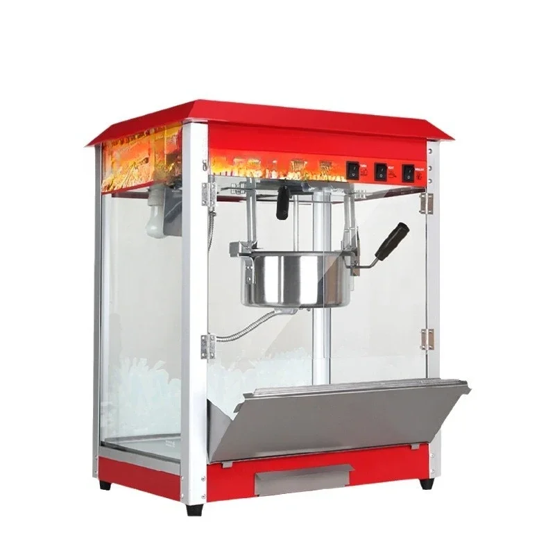 Small popcorn machine stall automatic spherical corn puffing machine commercial catering equipment