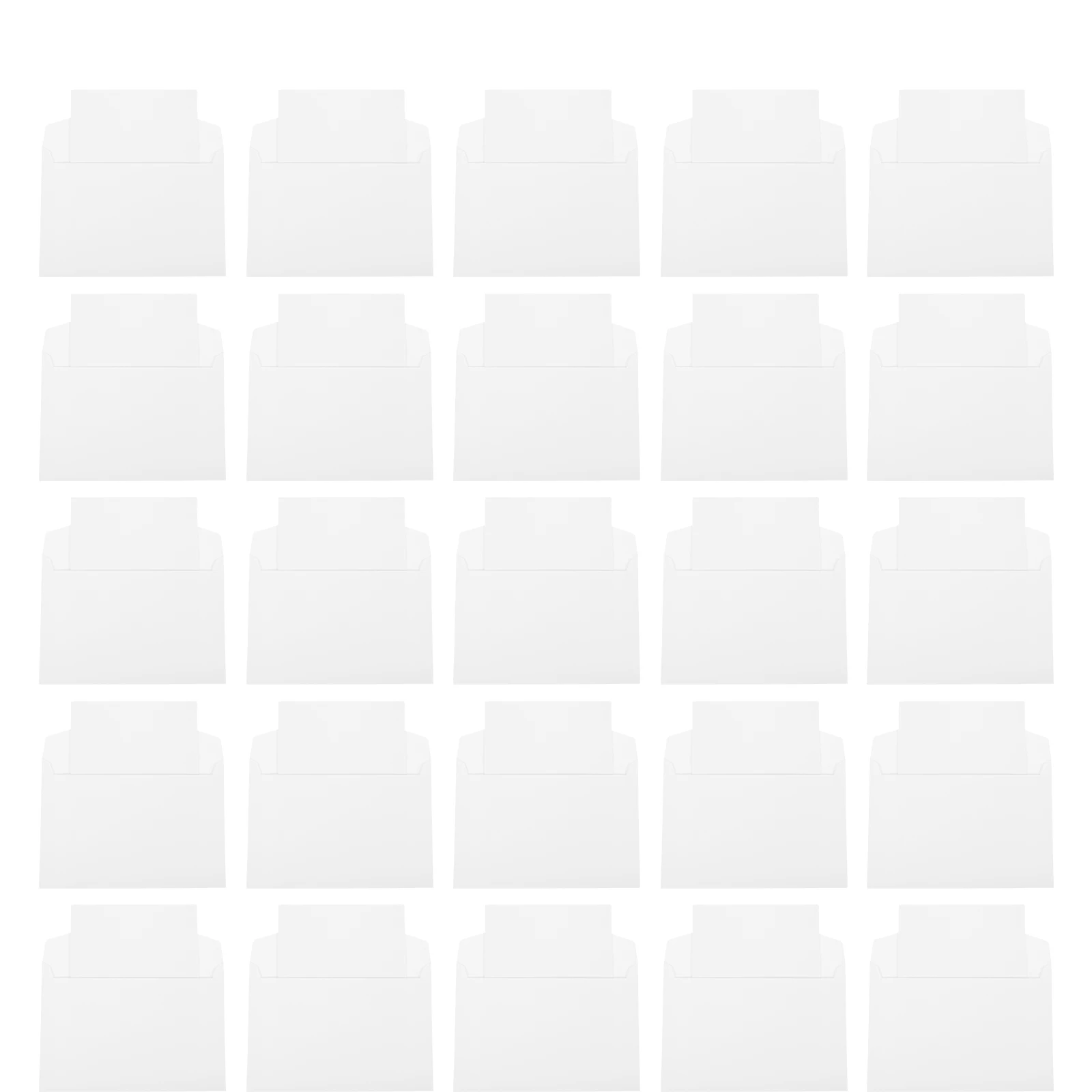 

50pcs Multi-Function Blank Thick Paper Documents Check Letter Storage Greeting Cards Invitations Portable File Envelopes Tiny