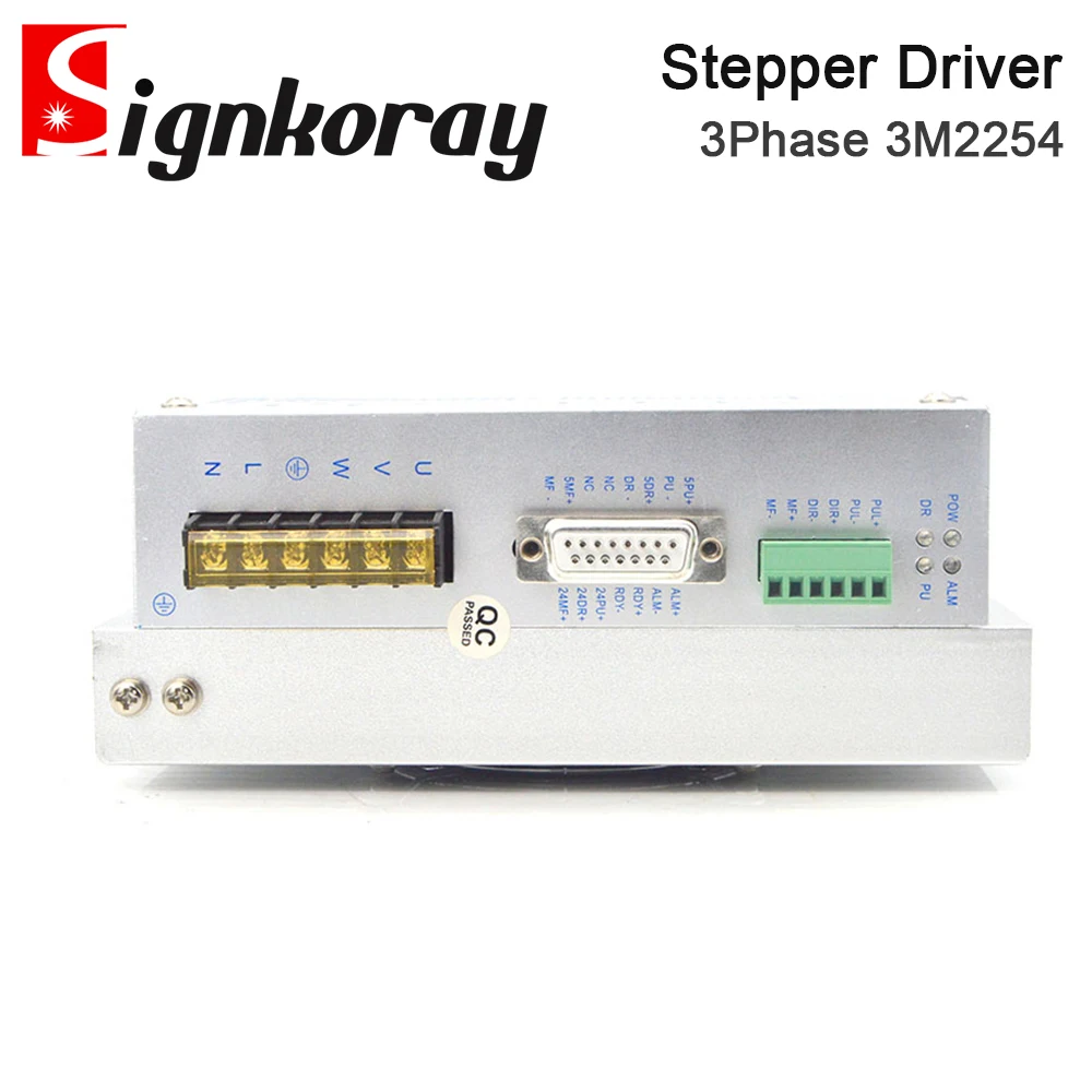 SignkoRay 3-фазный драйвер шагового двигателя 3M2254 Входное напряжение 50-270 В переменного тока соответствует с последовательным шаговым двигателем 86 110 для гравировки с ЧПУ