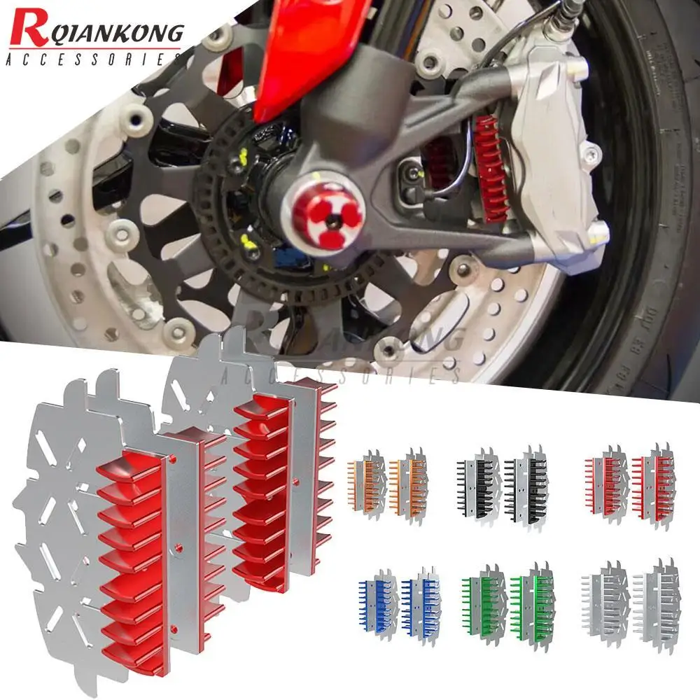 

FOR MV AGUSTA BRUTALE 990 1000 1078 1090 R/RR/S Rush1000 F3 F4 675/800/1078 RC/CC Brake Calipers Heatsink Brake Plate Radiator