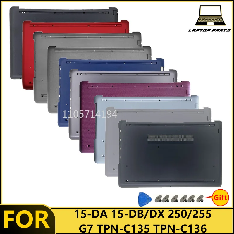 New For 15-DA 15-DB 15-DX 250/255 G7 TPN-C135 TPN-C136 Bottom Case / DVD Lower Case / Base Cover Various color selection