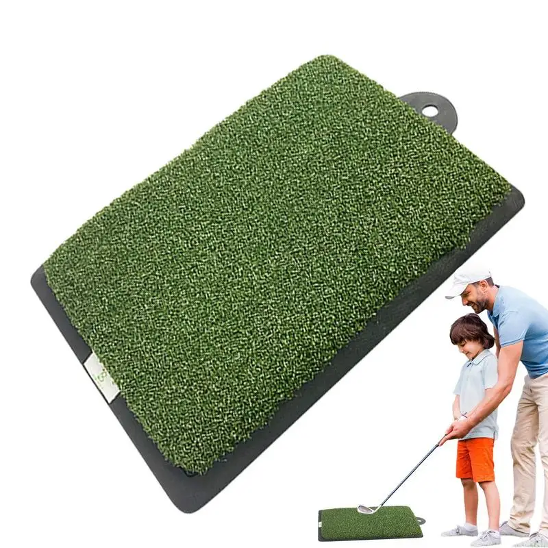 Golf Strike Mat Golf Practice Hitting Mat Golf Practice Impact Mat Swing Trainer With Replaceable Feedback Sheet Golf Practice