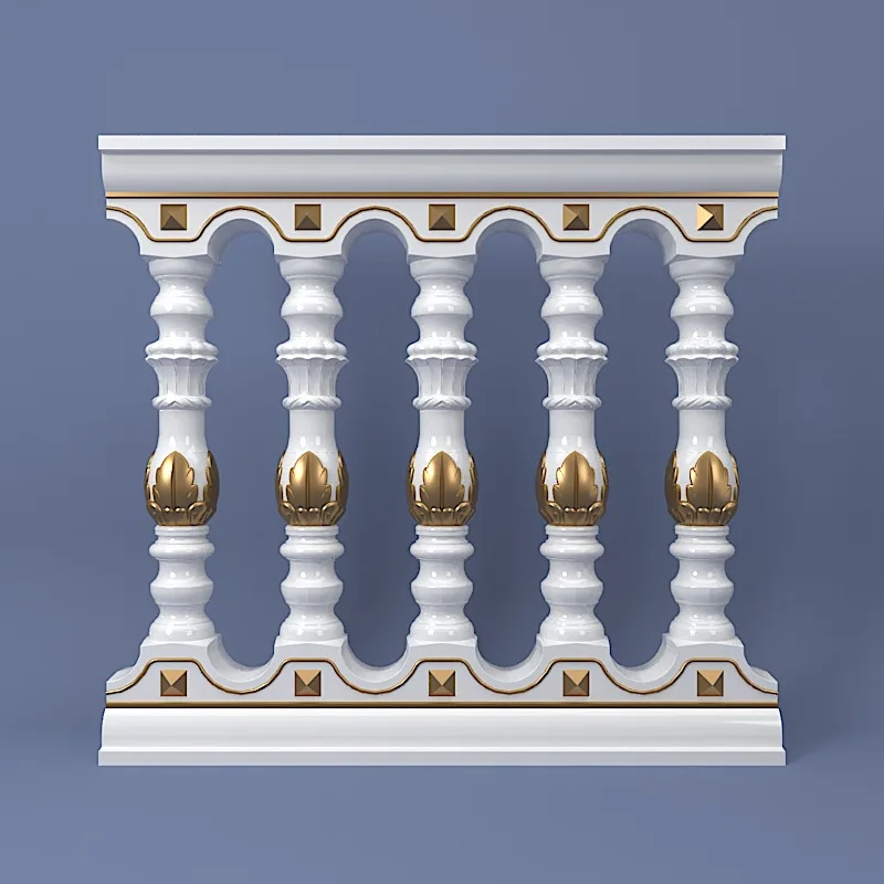

36 Inch 92cm ABS Plastic Concrete Pillar Mould Baluster Mold for Home Garden Construction And DIY Projects