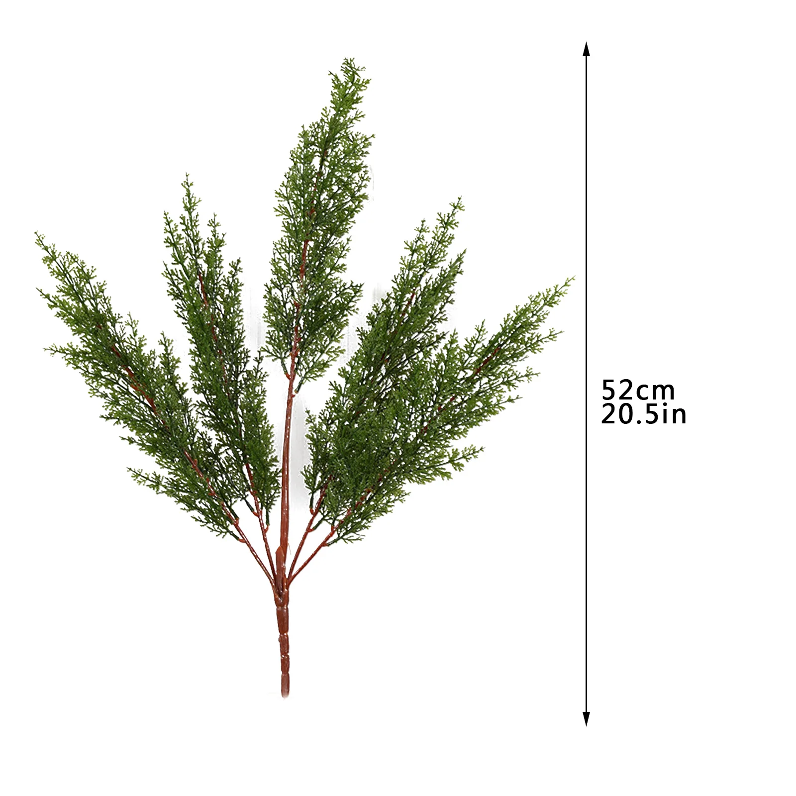 Artificial Cypress Branches Simulation Plastic Blade Leaves Branch Fake Green Plant Home Garden Outdoor Decorations