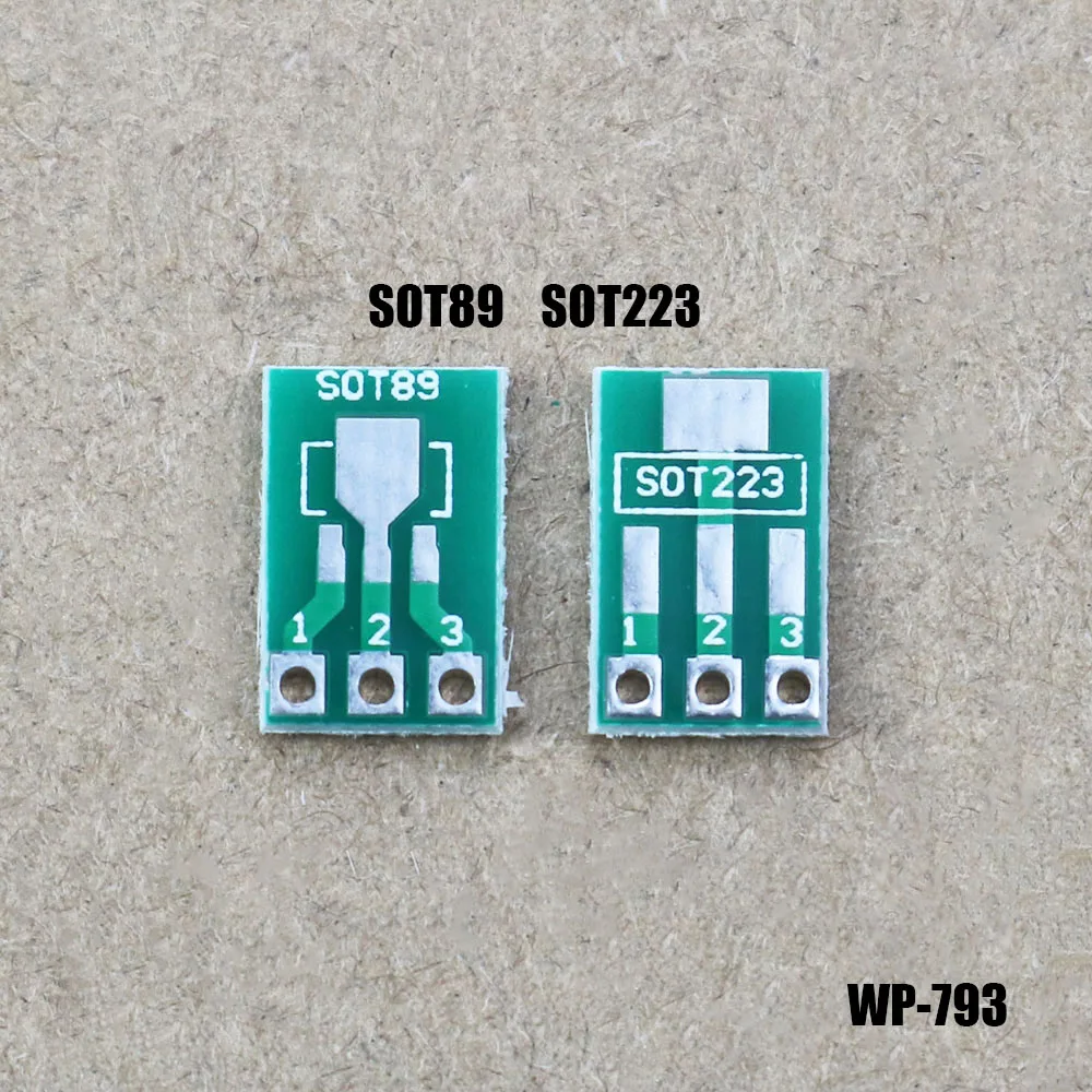 1Pce SOT89 To DIP SOT223 To DIP Adapter Board Transfer Plate Pinboard 1.5mm Pitch Pin Space Test PCB Electronic Circuirt Board