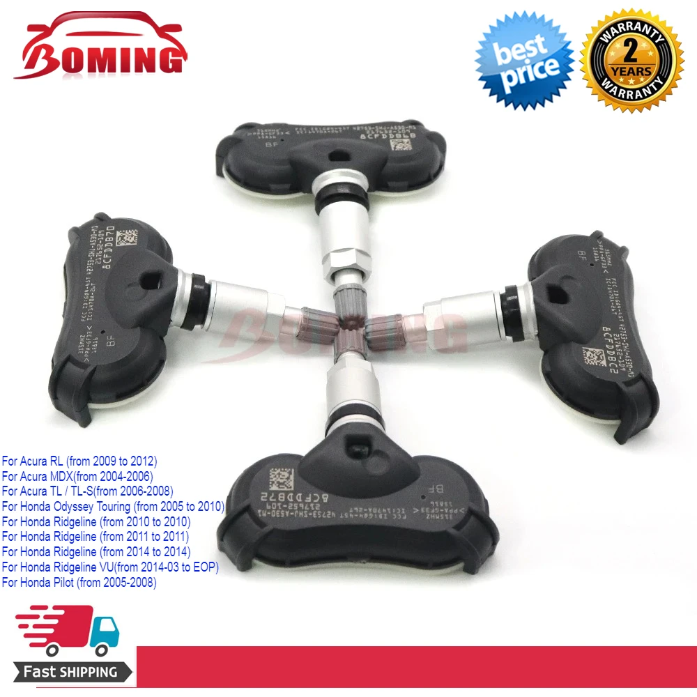 

315Mhz Car TPMS Tyre Pressure Monitoring Sensor 42753-SHJ-A53 For Acura RL MDX TL TL-S Odyssey Touring Ridgeline VU Pilot 3.5L