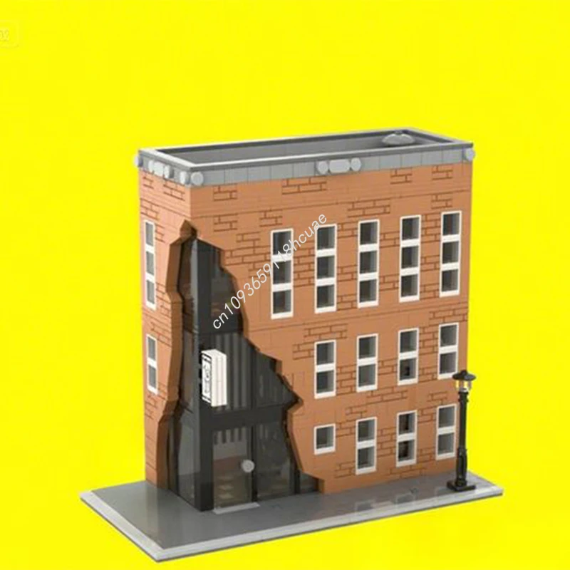

1213 шт. MOC Архитектурная фирма из ремонтных модульных зданий, вдохновляющий креативный архитектурный проектный комплект, рождественский подарок