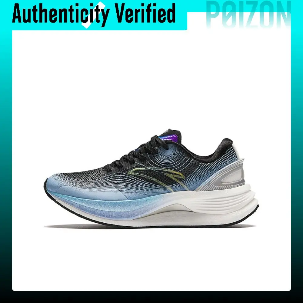 Anta Champion 3PRO Slip Resistant Abrasion Resistant Low top Casual Running Shoes Women's Black Gray Blue 122425563-1