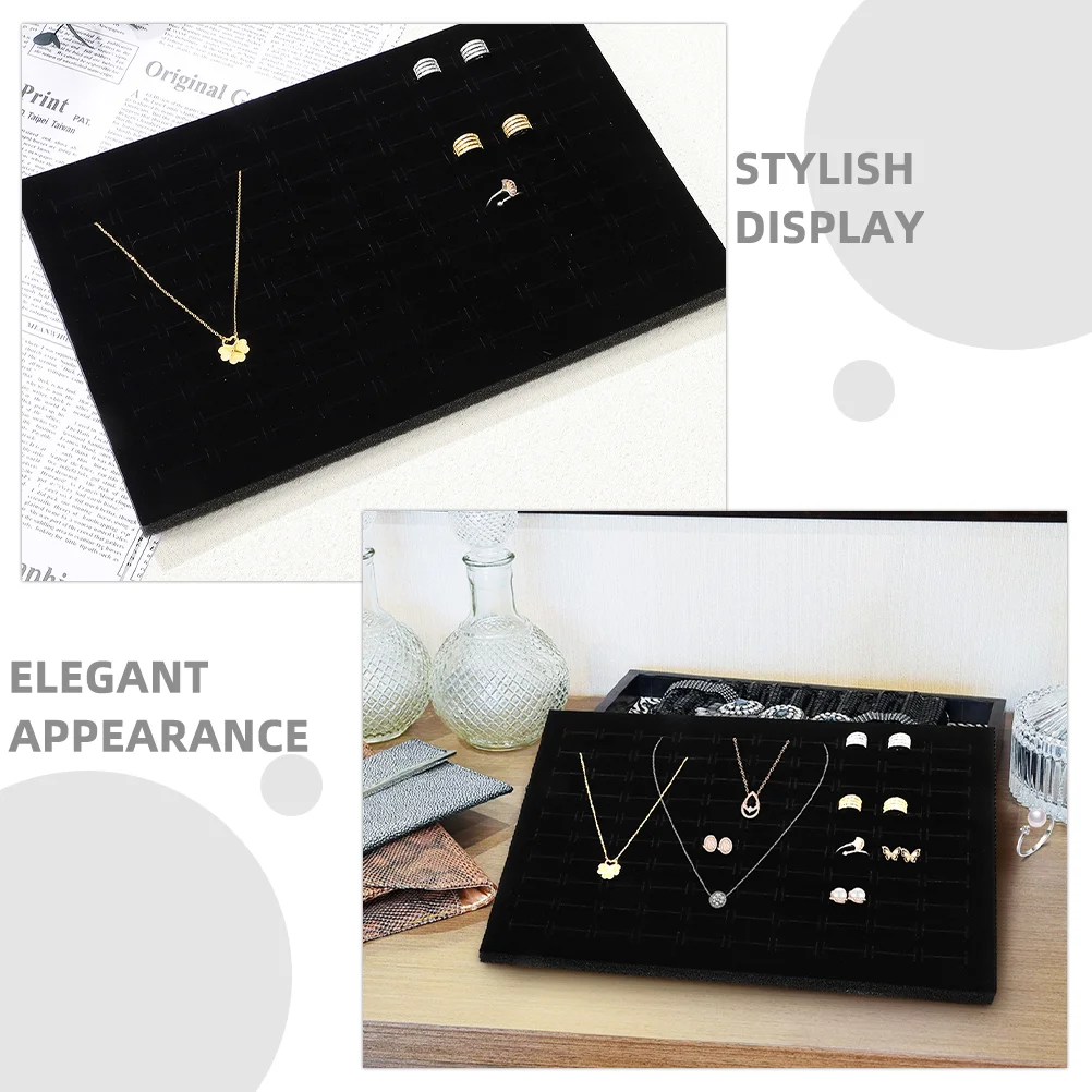 6 Pcs Jewelry Box Sponge Cushion for Rings Earrings Clip Display Tray Insert Mats Accessories Soft Padding Protects Scratches