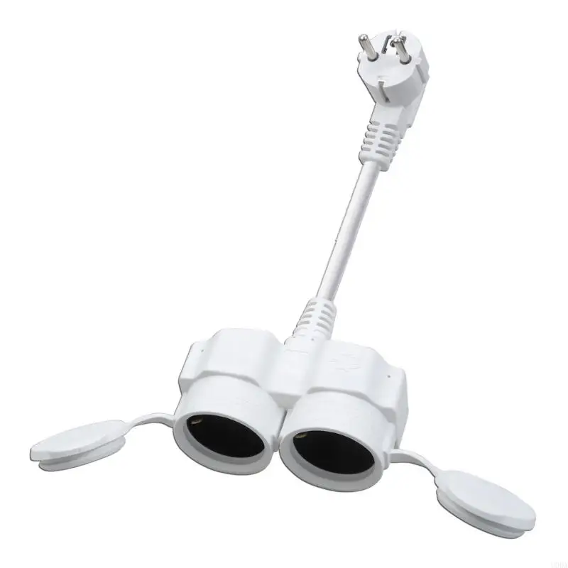 

Всепогодные удлинители с двойной розеткой, 23 см, 16 А, вилки Schuko, портативный удлинитель, подходит для сада и мастерских