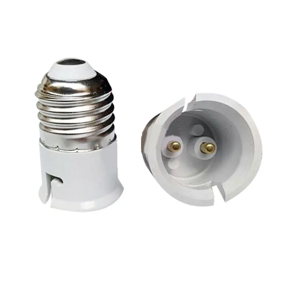 1PC E27 A B22 Convertitore Della Lampada 130 Gradi Resistenza Alla Temperatura Adattatore Della Lampada Conversione B22 E27 Portalampada Adattatore R6C5