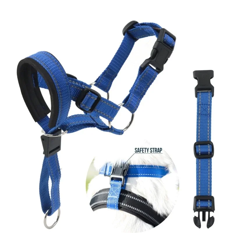 Creative Dog Halter Halti Training Head Collar Gentle Leader Harness Nylon Breakaway All Seasons Useful Harnesses Lead Hot