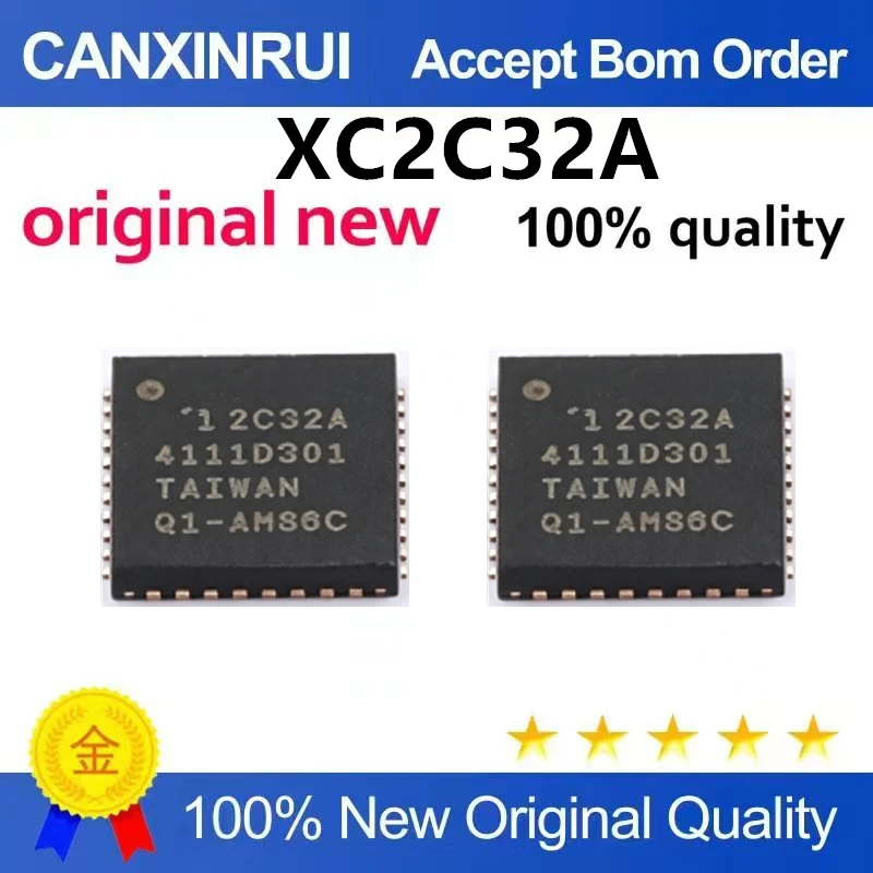 (5pcs-100pcs)New original XC2C32A-6VQG44C SMT QFP-44 programmable logic chip