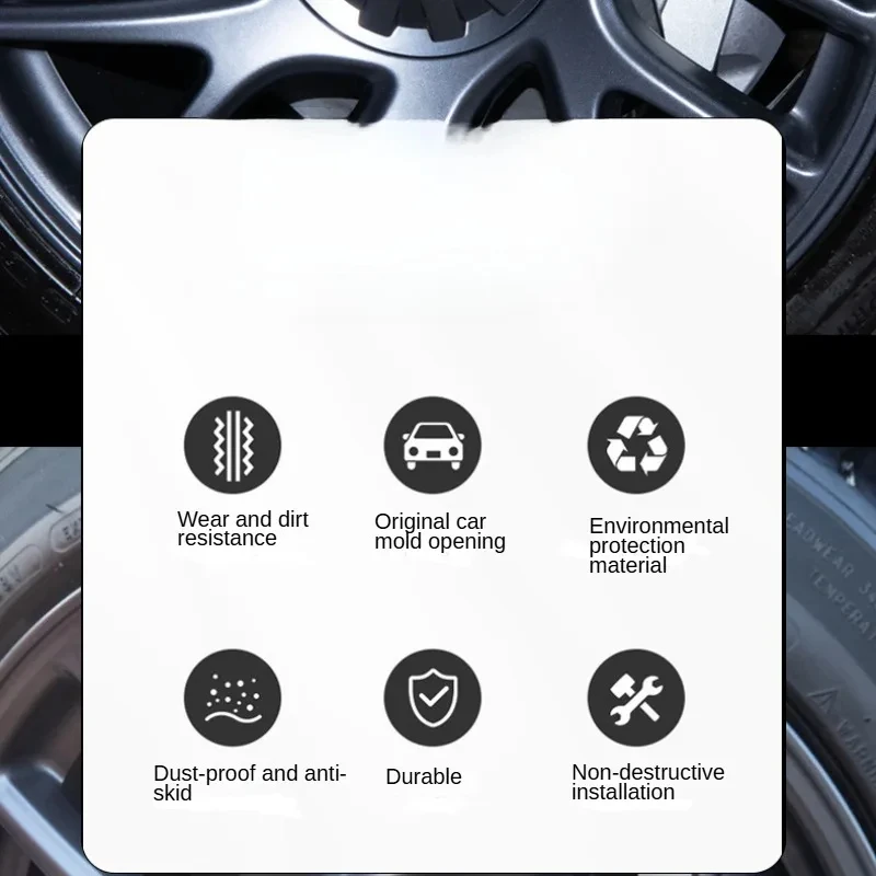 18-Zoll-Schraubkappen für Modell 3 2023 Car Center Hub Caps für Tesla für Modell 3 2023 Reifennabe Schutzhülle Zubehör – Detail 2