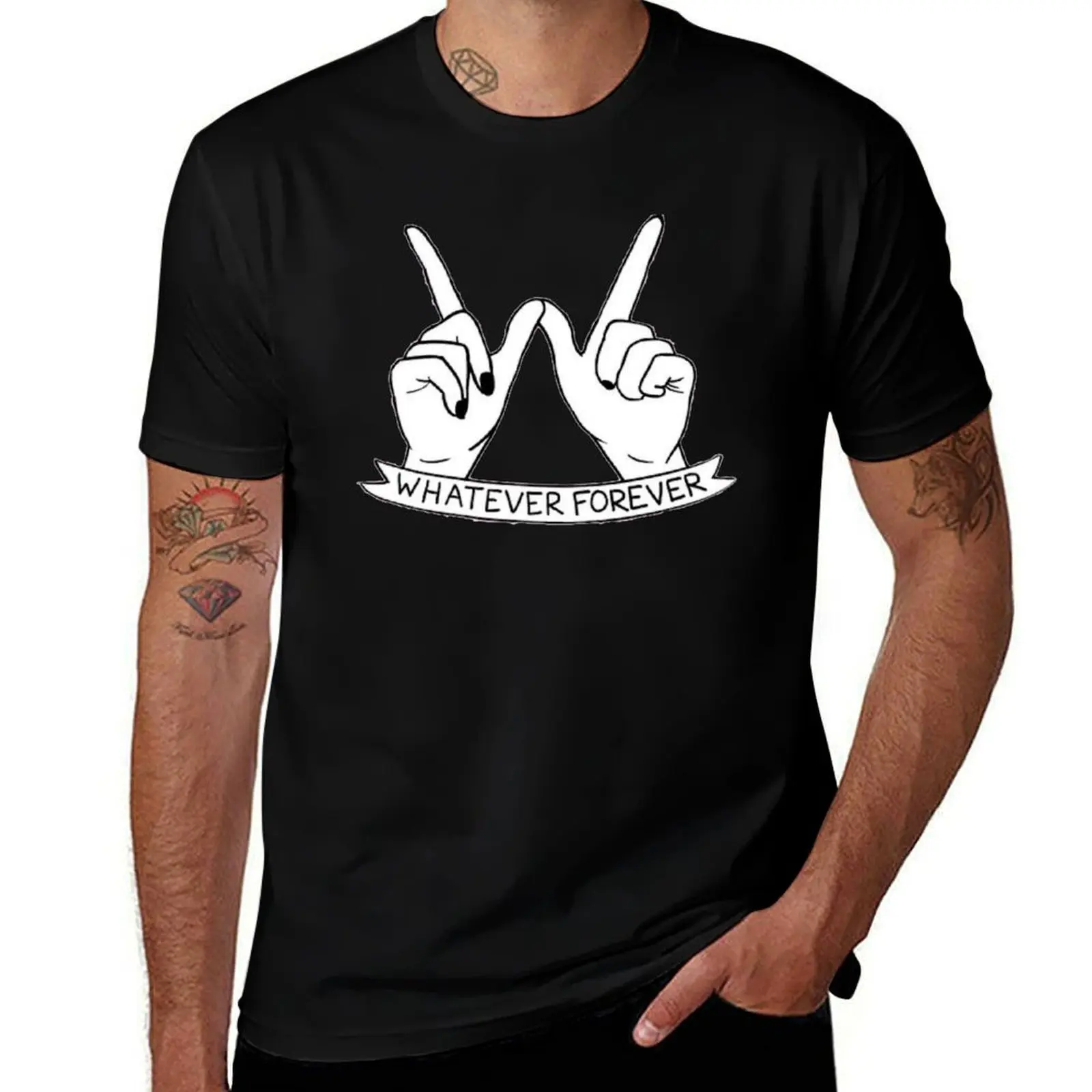 Whatever Forever T-Shirt man t shirt summer T-Shirt