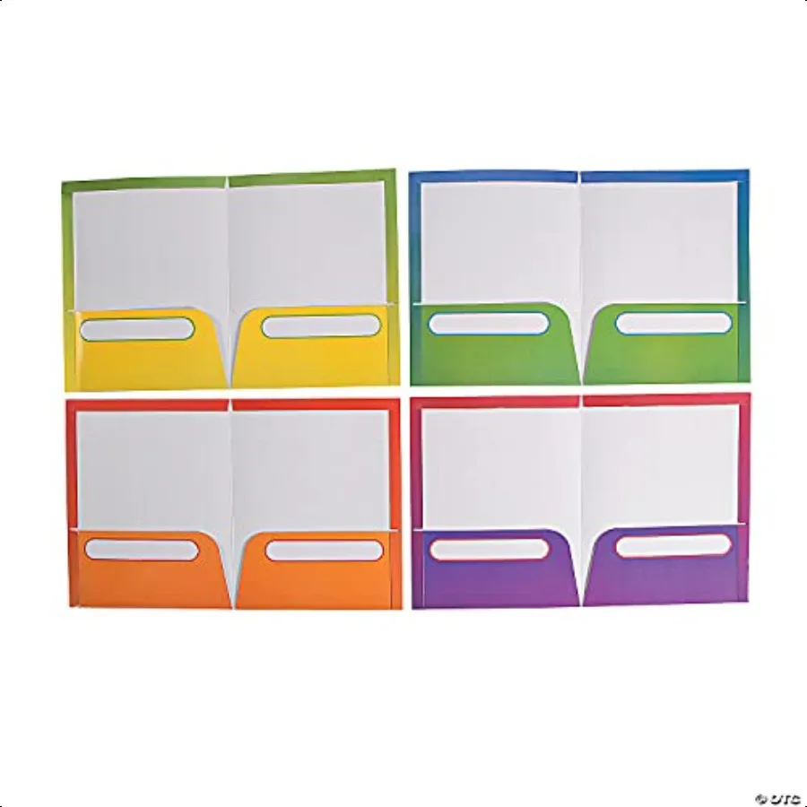 مجلدات الجيب السائبة 12 مجلدًا ورقًا كلاسيكيًا مع جيوبًا، يبقى تنظيمًا وإكسلًا في المدرسة، متينة ونابضة بالحياة