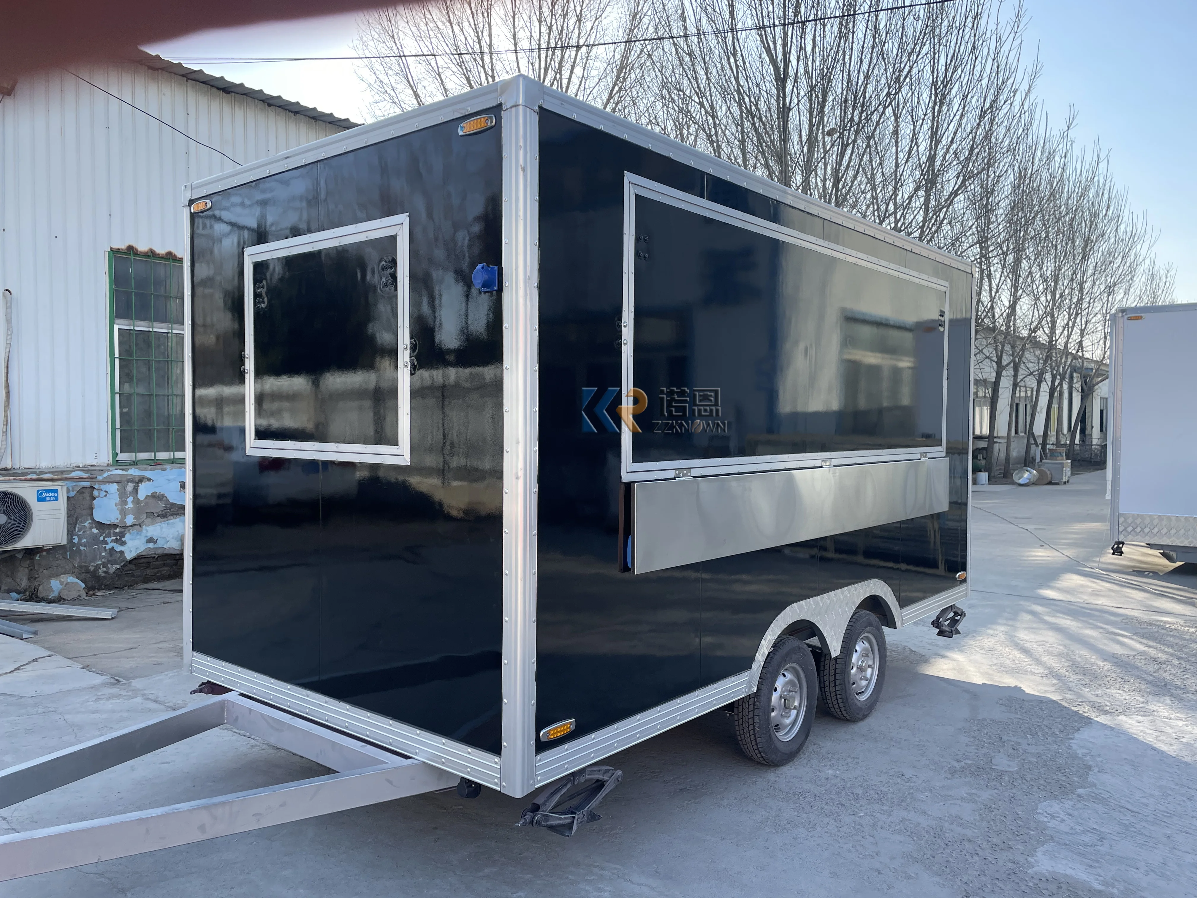 

Fully Equipped Food Truck for Sale Customized Concession Bubble Tea Coffee Vending Cart Food Trailer