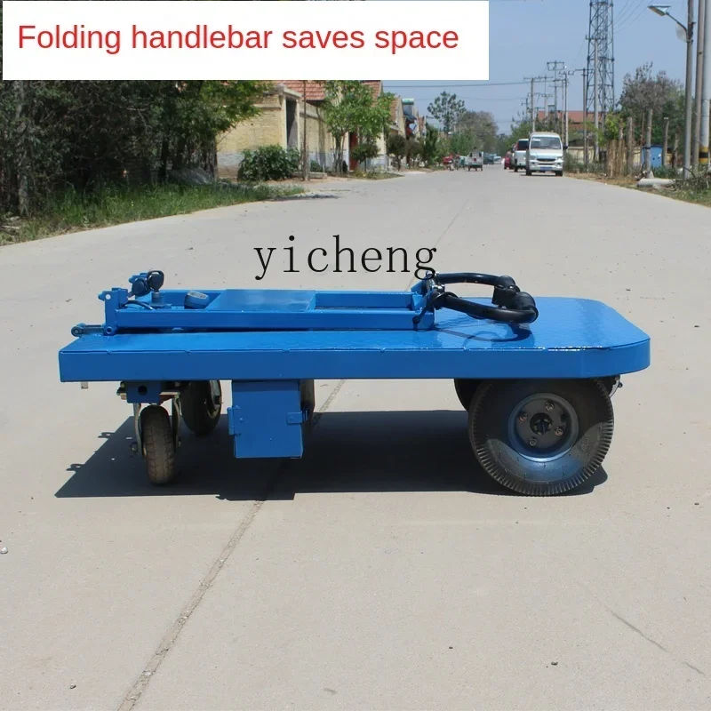 ZC electric trolley Load king Handling Foldable Cargo Transportation trolley Flat, four wheels