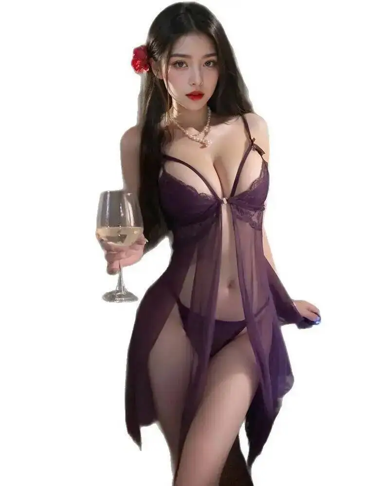 Sexy transparente botão frontal aberto frente camisola quente vestido transparente elegante tanque mini vestido quente decote em v topos 2025 novo vyql