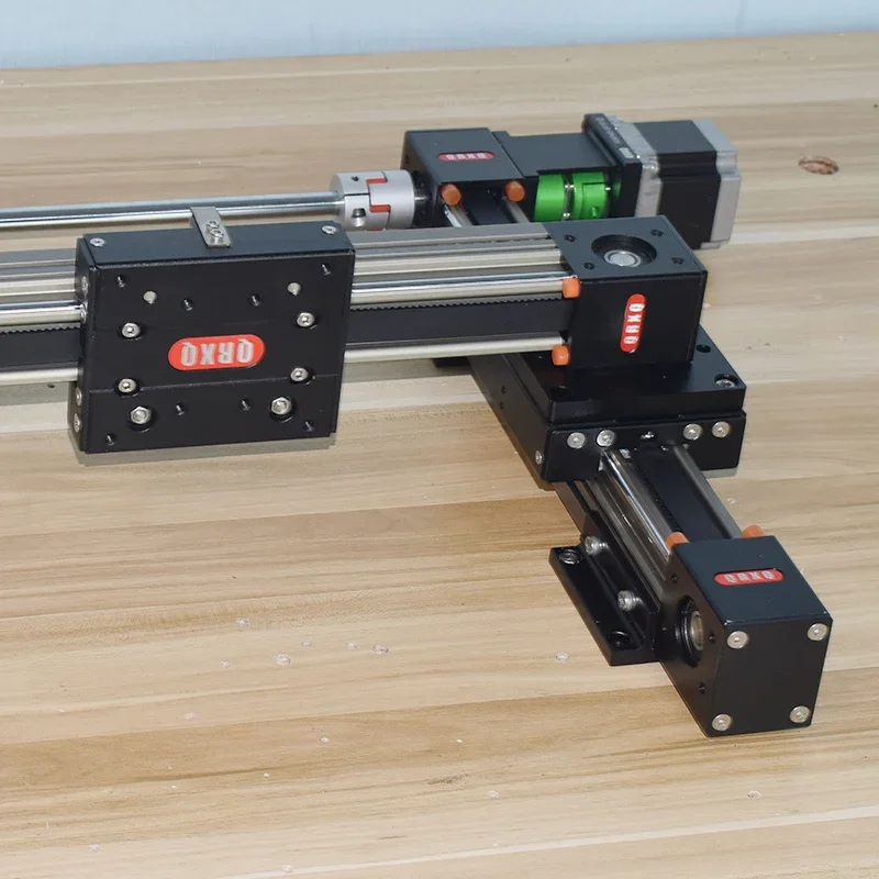 Sistem Rel Gerak Linear Bertenaga Sabuk Kecepatan Tinggi RXP-45, Slider Ringan, Aktuator Linear Stage