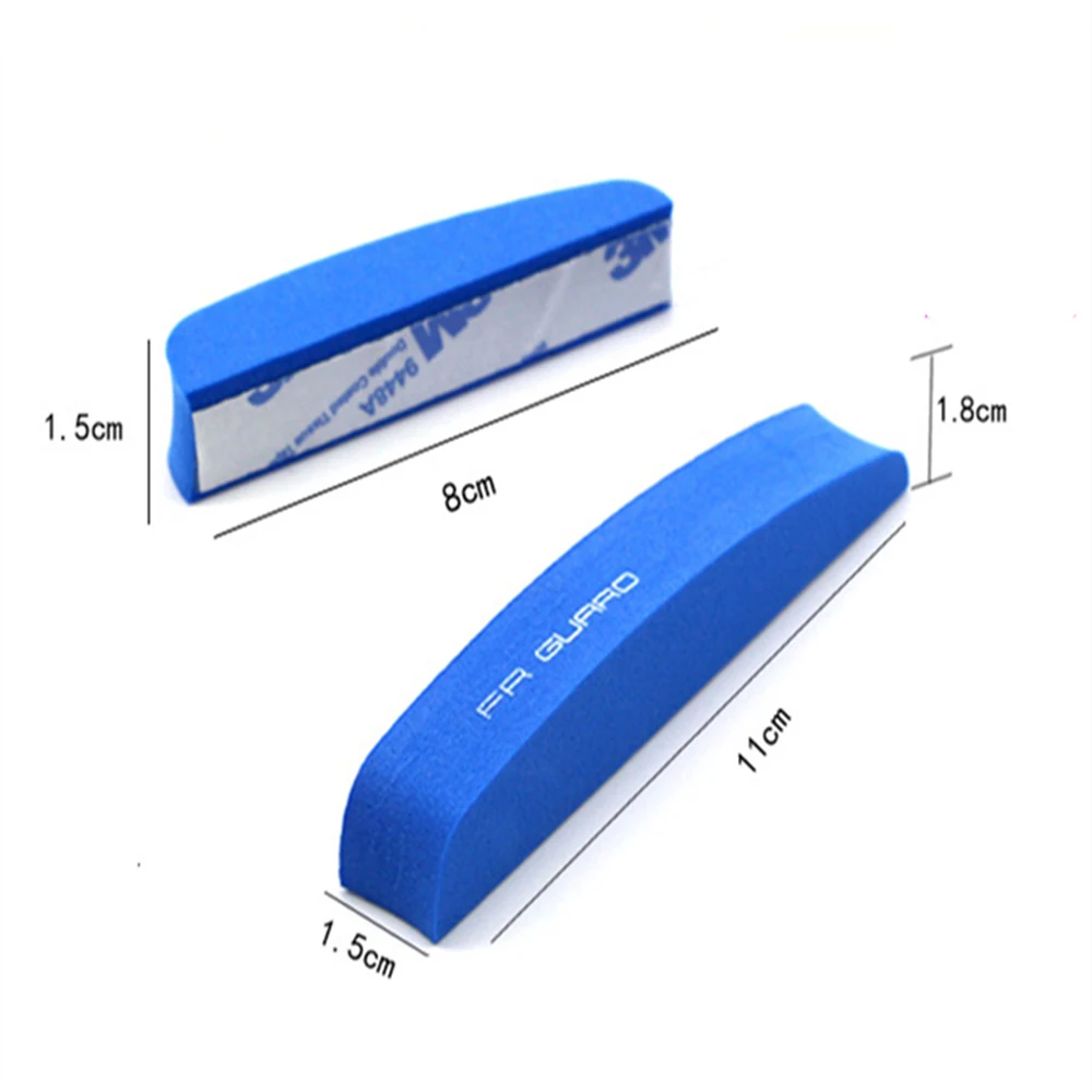 2024 4 шт. защитная полоса для дверей автомобиля, защита от царапин, автомобильные резиновые наклейки на бампер, Защита краев автомобиля, украшение автомобиля