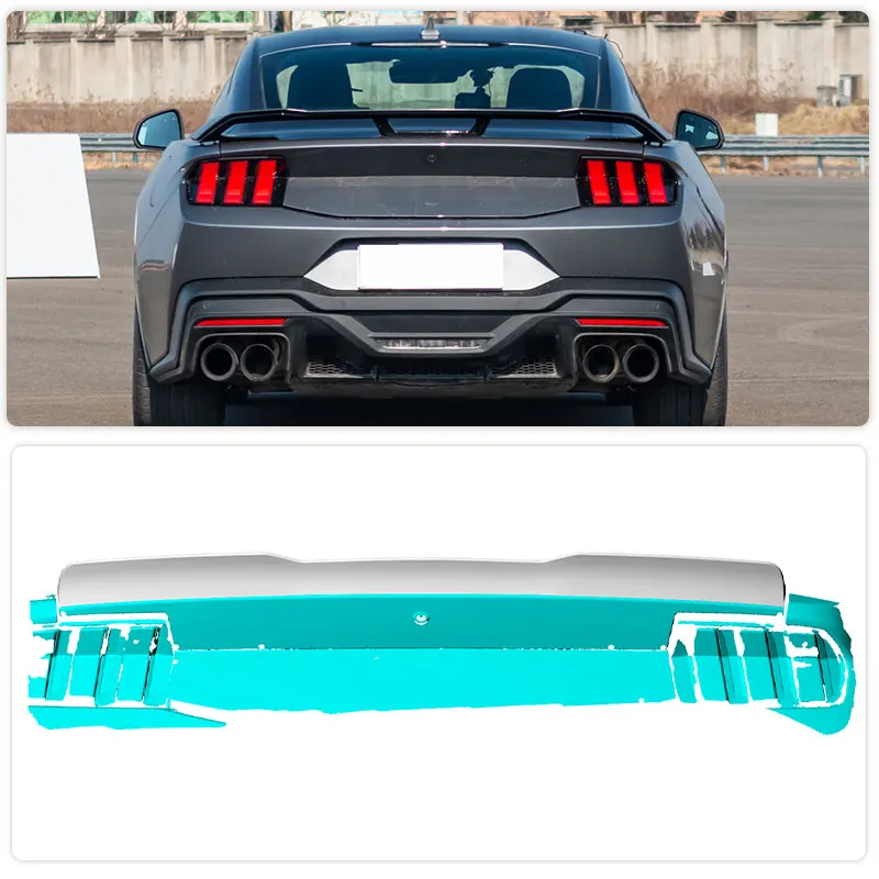 Carbon Fiber Car Rear Trunk Spoiler Wings for Ford Mustang Dark Horse GT 2024 Racing Rear Spoiler Boot Lid Wing Lip Body Kit